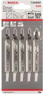 Bosch T308BF Blade for Wood 117mm 5pcs