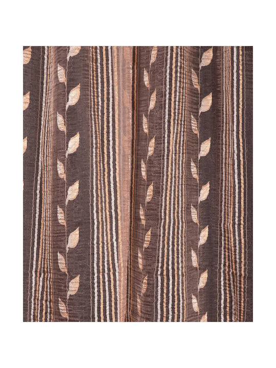 Silk Fashion Curtain with Pencil Pleat Nx6105 Beige 280x300cm