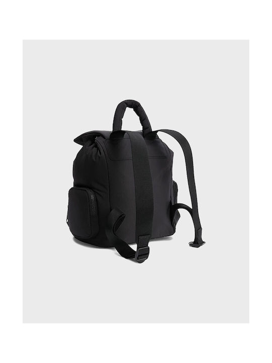 Tommy Hilfiger Weiblich Stoff Rucksack Schwarz 9Es