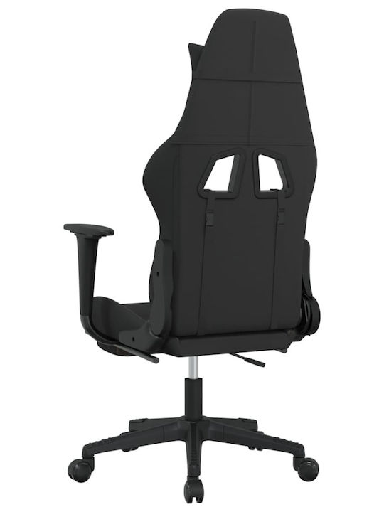 vidaXL 3143745 Καρέκλα Gaming Δερματίνης με RGB Φωτισμό και Υποπόδιο Μαύρο/Taupe