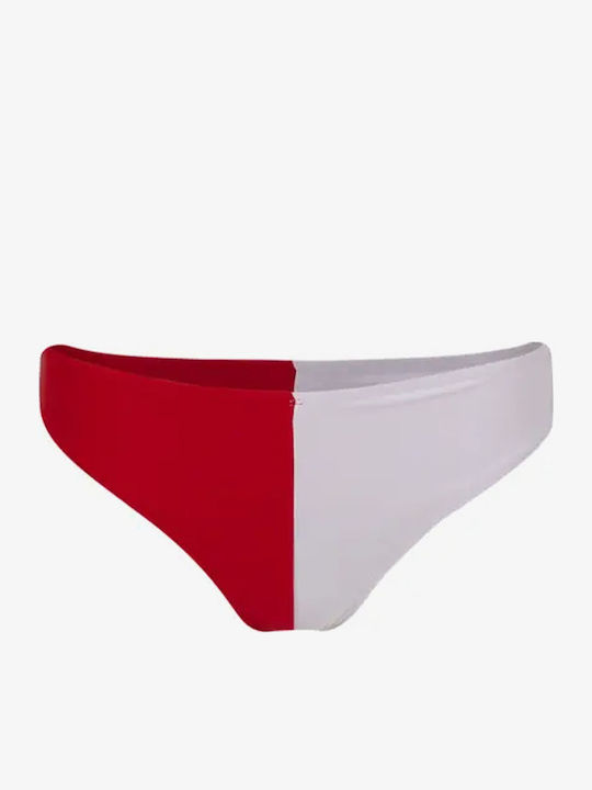 Jorah Sport Bikini Set Top with Removable Padding Red/White