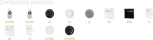 FUT035W Ασύρματο Controller για Ρυθμιζόμενο Λευκό Wi-Fi Επιτοίχιο 05110-138