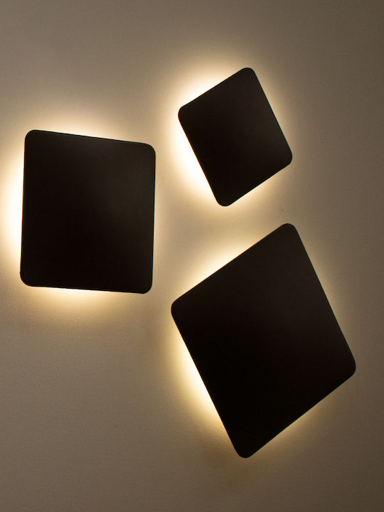 GloboStar Helio-S Επιτοίχια Εξωτερική Πλαφονιέρα LED IP65 7W με Φυσικό Λευκό Φως 16x5x16εκ.