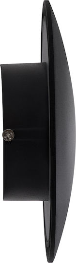 GloboStar Helio-R Επιτοίχια Εξωτερική Πλαφονιέρα LED IP65 7W με Θερμό Λευκό Φως 16x5x16εκ.