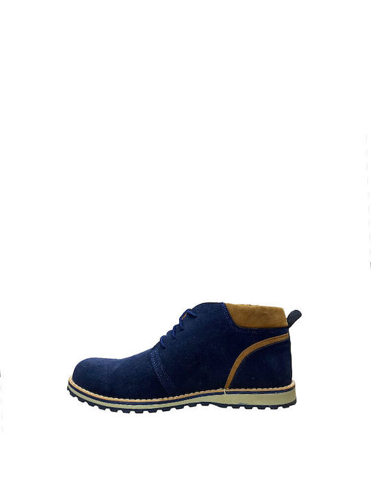 Men's Boots Suede KR01 Blue