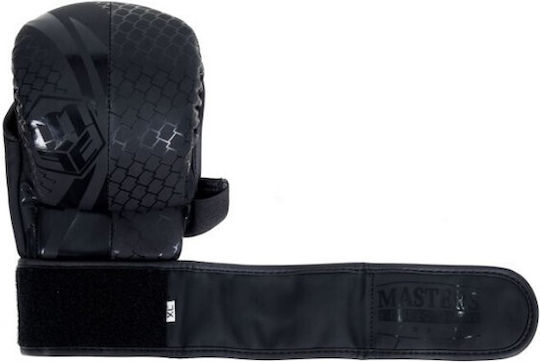 Sport Masters GFS Synthetic Leather MMA Gloves Black