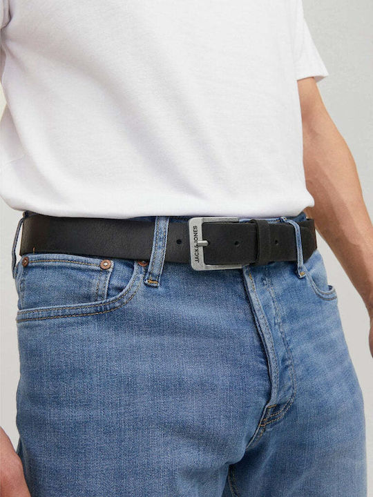 Men's Belt Leather Black