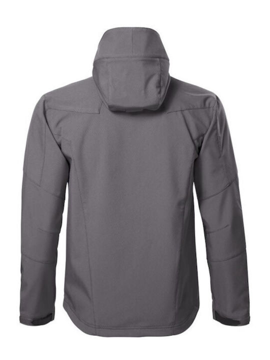 Malfini Nano Herren Winter Jacke Softshell Wasserdicht und winddicht Graphite