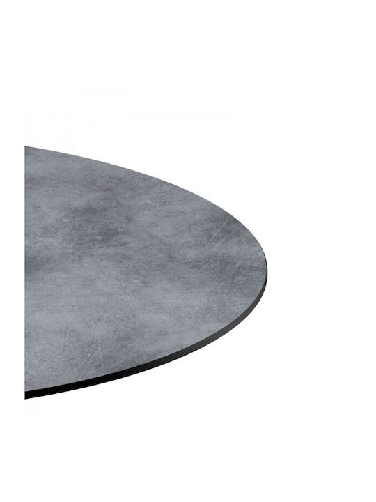 Pakketo PWH-0003 Rund Tischoberfläche aus Spanplatte Grey Cement 60x60x1.2cm 215-000007 1Stück
