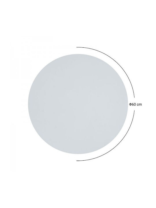 Pakketo PWH-0005 Round Table Surface HPL in Brown Color 60x60x1.2cm