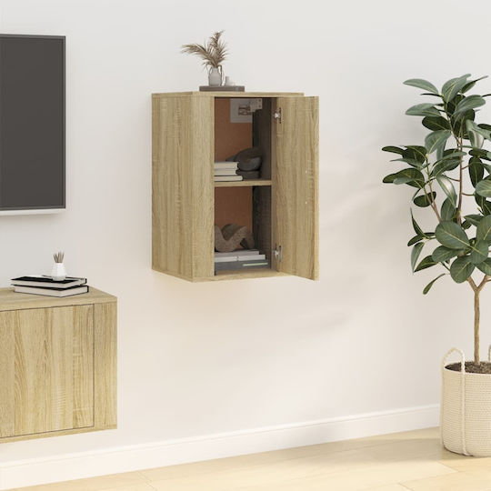 Hängendes Wohnzimmer Schrank aus Spanplatte Beige 40x34,5x60cm