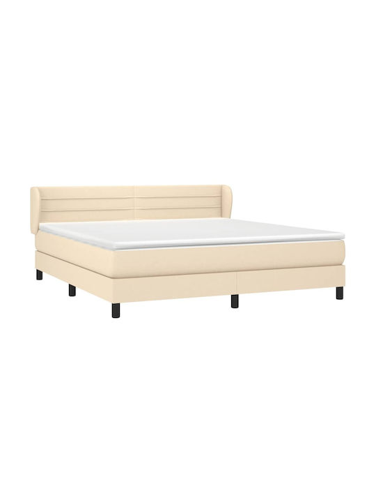 Bett Übergröße Mit Stoff bezogen Blue mit Latten & Matratze 160x200cm