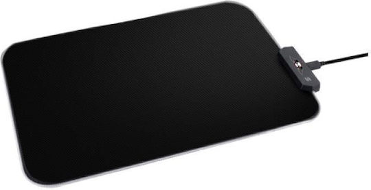 No Fear 26732 Padel Pentru Mouse Mediu Lung De 350mm Cu Iluminare RGB Negru