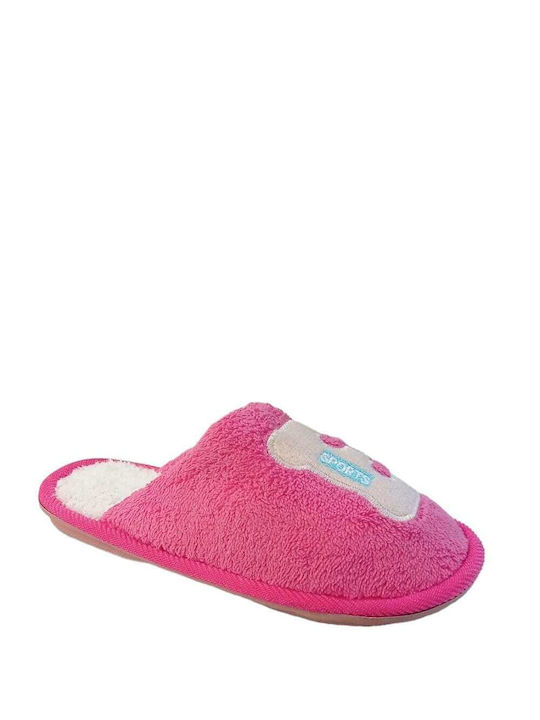 To Be Yourself Kids Slippers Fuchsia - Fuchsia