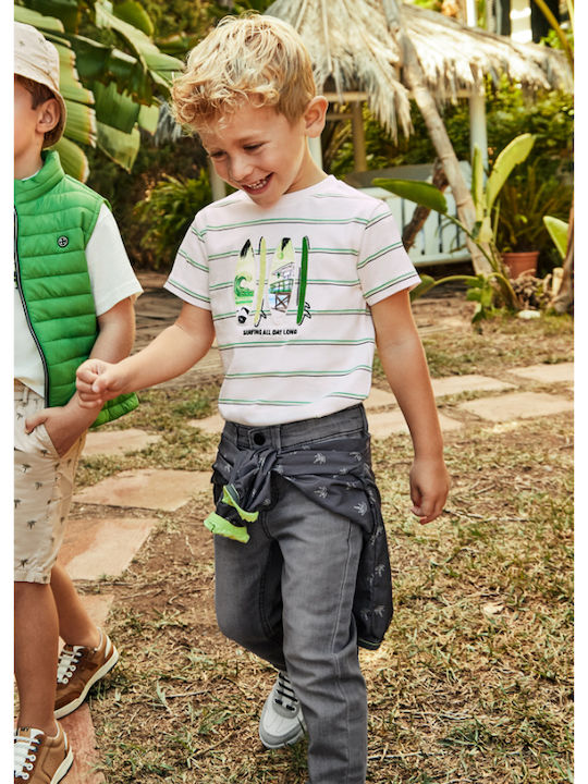 Mayoral Kids' Grey Jeans Trousers