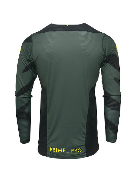 Thor MX Prime Pro Cast Männer Motocross-Shirt Military Green/Black