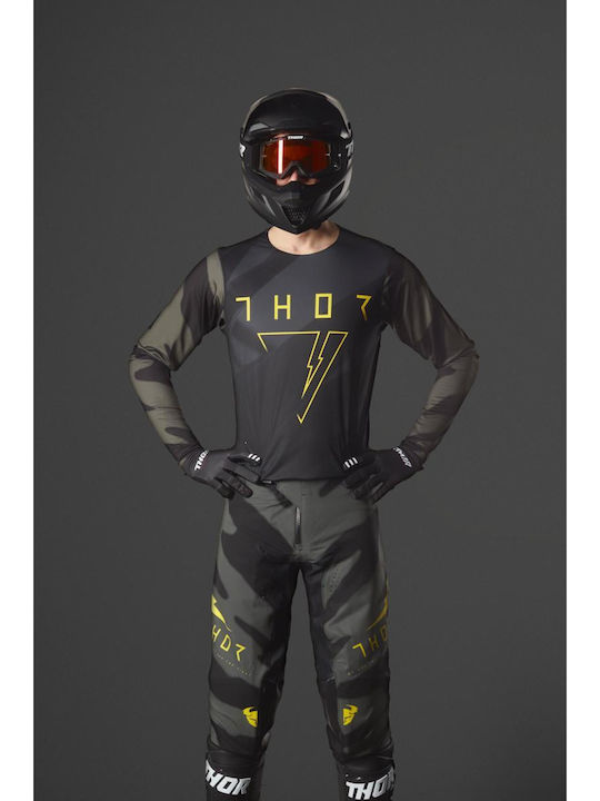 Thor MX Prime Pro Cast Ανδρική Jersey Motocross Military Green/Black