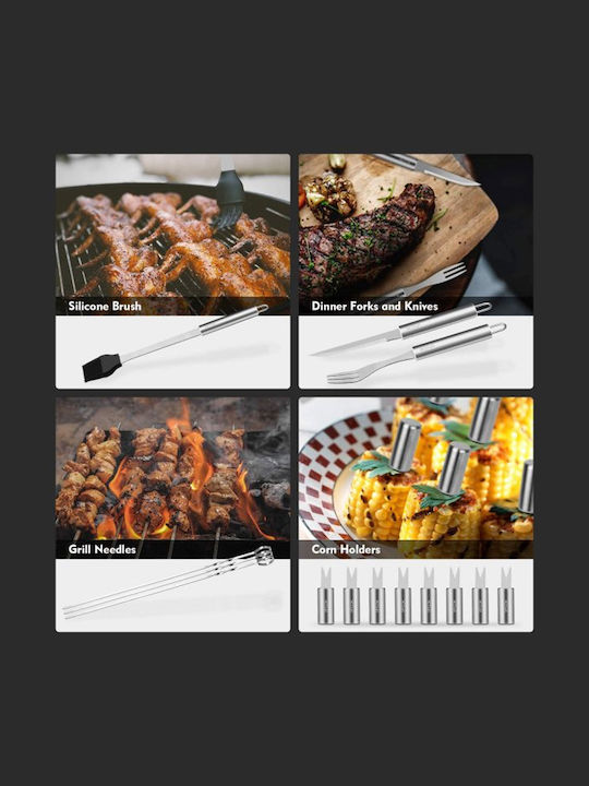 VPCOK Σετ 33 Εργαλείων BBQ