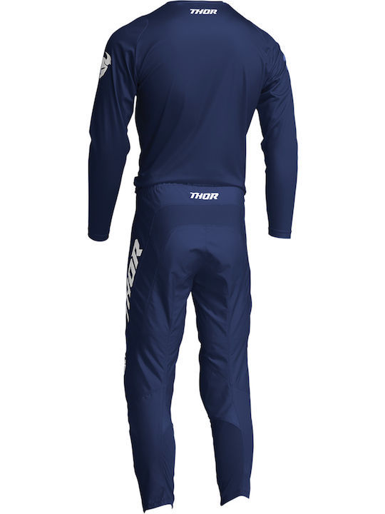 Thor MX Sector Minimal Ανδρική Μπλούζα Motocross Μακρυμάνικη Navy Blue