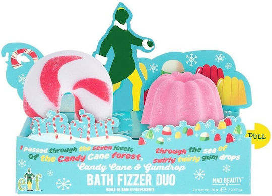 Mad Beauty Bath Fizzer Duo Bath Bombs 2x70gr 140gr