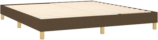 Uppstoffbett Übergröße Mit Stoff Dunkelbraune Mit Lattenrost & Mit Matratze 160x200cm