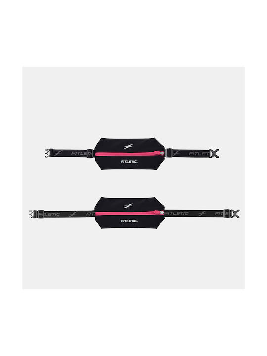 Fitletic Runners Pouch Geantă de talie pentru alergare Negru