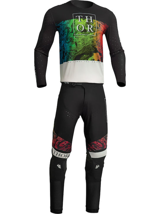 Thor MX Prime Melter Ανδρική Jersey Motocross Black/White SH00030