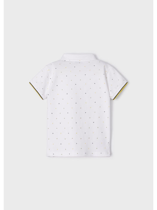 Mayoral Kids Polo Short Sleeve White