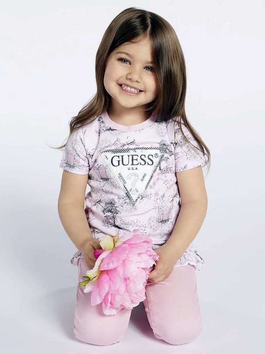 Guess Core Kids' Jeans Trousers Pink