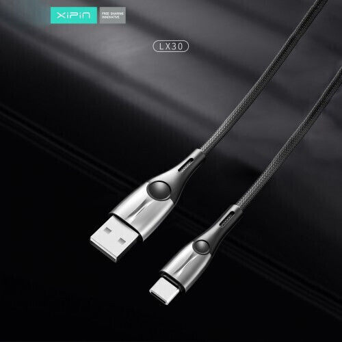 Xipin LX30 USB 2.0 Cable USB-C male - USB-A Μαύρο 1m