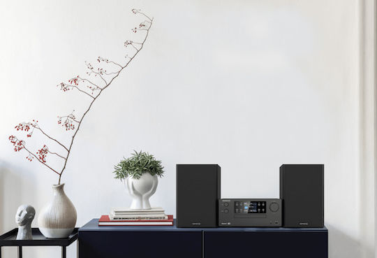 Kenwood Ηχοσύστημα 2.1 M-925DAB-B 100W με CD / Digital Media Player και Bluetooth Μαύρο