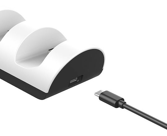 Deltaco Charging Station for 2 controllers PS5 White