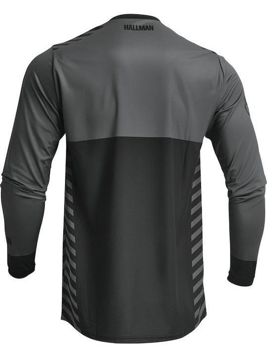 Thor MX Hallman Differ Slice Ανδρική Jersey Motocross Charcoal / Black