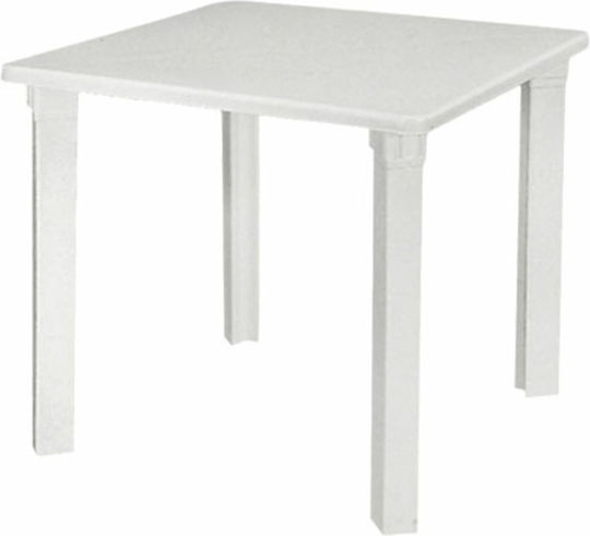 Τραπέζι Nettuno 80x80x72 Λευκό Τραπέζι Nettuno 80x80x72 Λευκό