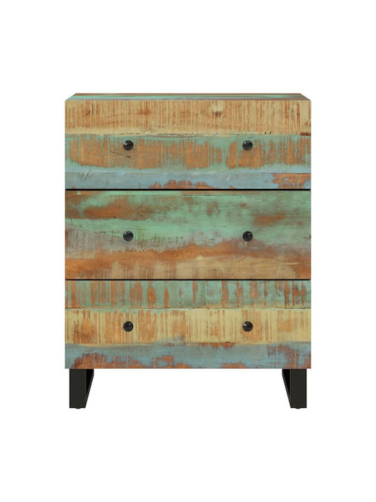 Comoda pentru Dormitor din Lemn Masiv cu 3 sertare 60x33x75buc