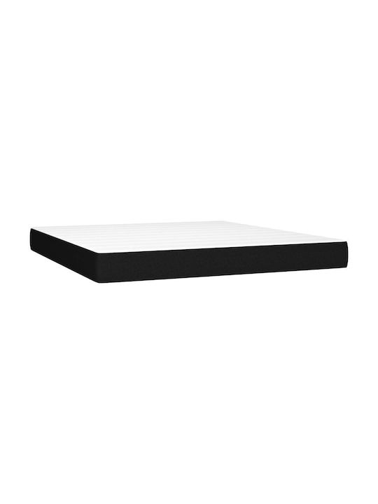 Bett Übergröße Mit Stoff bezogen Black mit Latten & Matratze 160x200cm