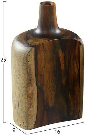 HomeMarkt Room Decor Set in Wood 13.5x30cm 3 Pieces