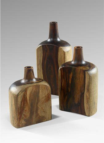 HomeMarkt Room Decor Set in Wood 13.5x30cm 3 Pieces