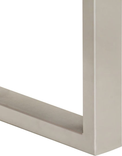 vidaXL Kitchen Table Made of Solid Wood and Metal 110x50x76 cm