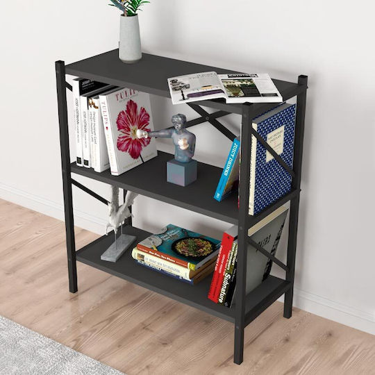 Bibliothek Colmar Anthrazit 66x34x85cm