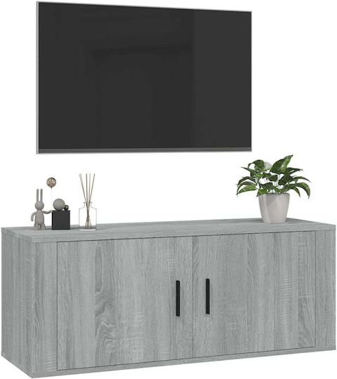 Έπιπλο Τηλεόρασης Γκρι Sonoma Μ100xΠ34.5xΥ40cm