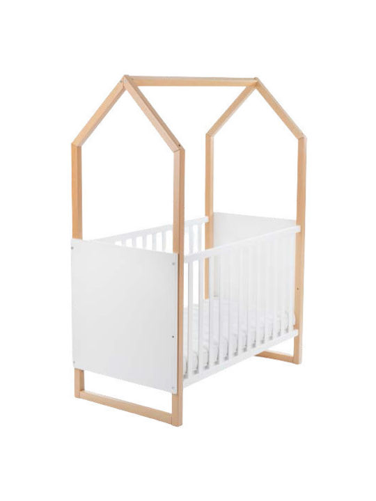 Drewex Nursery Furniture Set with Bed & Nursery Drawer White / Beige