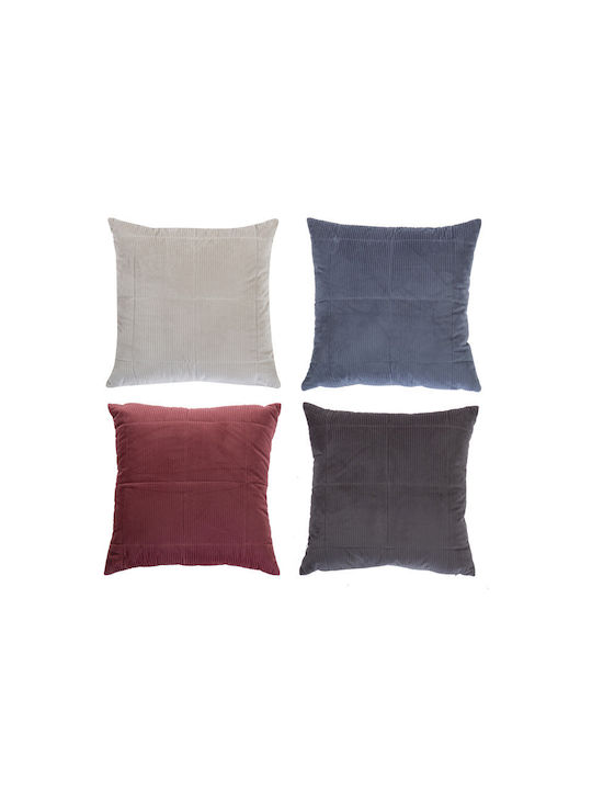 Nef-Nef Homeware Μαξιλάρι Καναπέ Kotler από Βελούδο Kotler Green 45x45εκ.