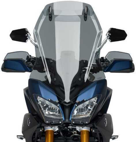 Puig Motorcycle Protective Hand Guards for Yamaha Tracer 900 GT in Silver Colour