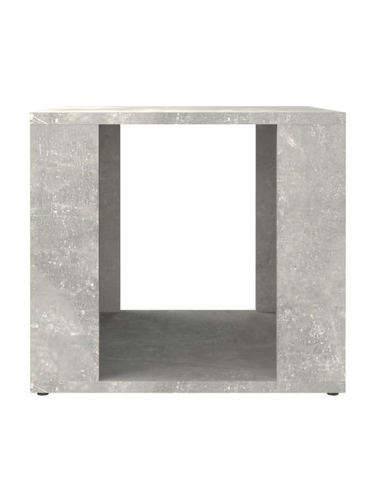 Κομοδίνο Ξύλινο Γκρι Σκυροδέματος 41x40x36cm