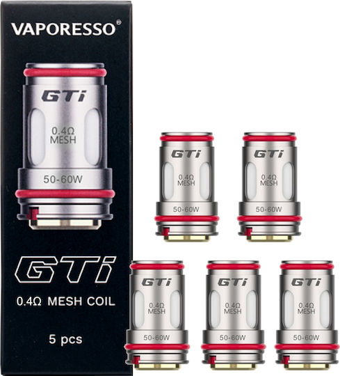 Vaporesso GTI Mesh Coil Electronic Cigarette Resistance 0.4ohm (DL) 5pcs