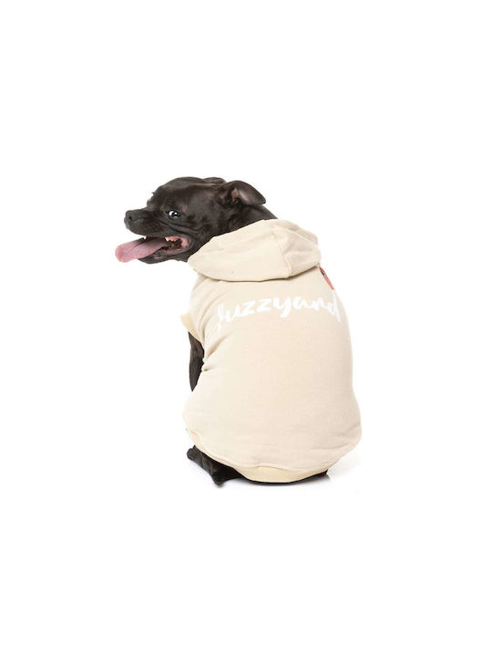 Fuzzyard Heartbreaker Sweatshirt Dog in Beige color L 45cm.