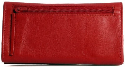 Marvel Lederne Tabaktasche Rot mit magnetischem Verschluss