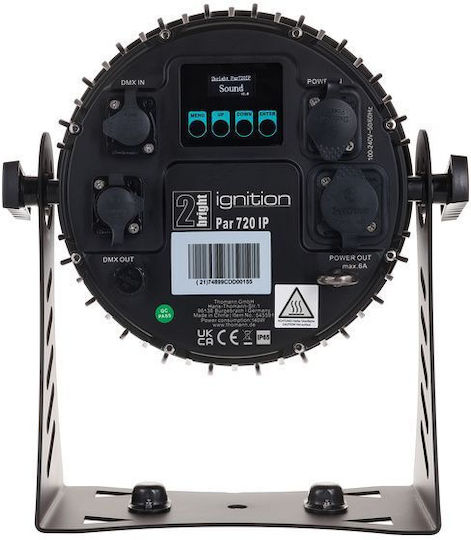 Ignition Προβολέας Beam LED PAR 2bright Par 720 IP RGBALC
