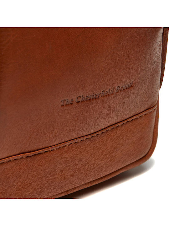 Leather Men's Bag Sling Tabac Brown